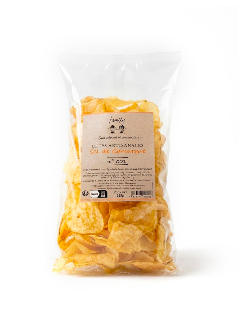 Chips au sel de Camargue - 125g