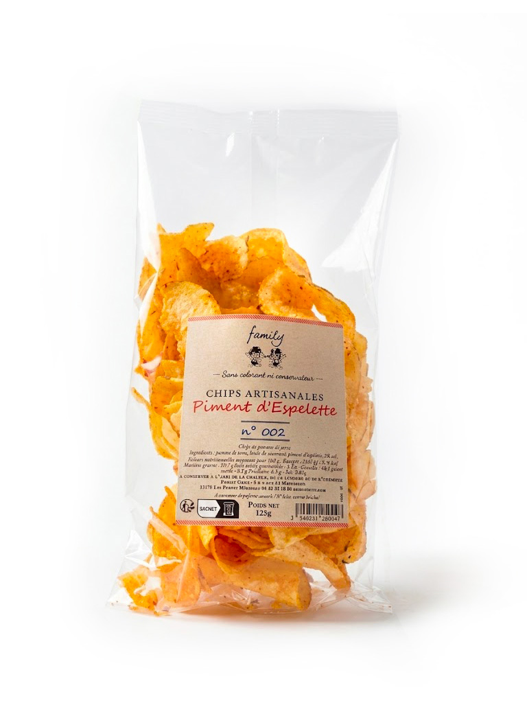 Chips au piment d'Espelette - 125g