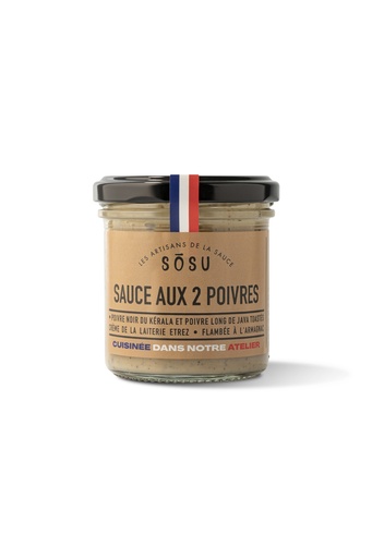 [PF019] Sauce aux 2 poivres (pot 165mL)